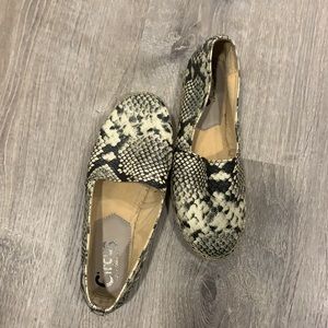 Sam Edelman snake skin espadrilles